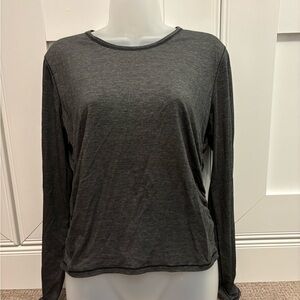 Lululemon Charcoal Long Sleeve Top